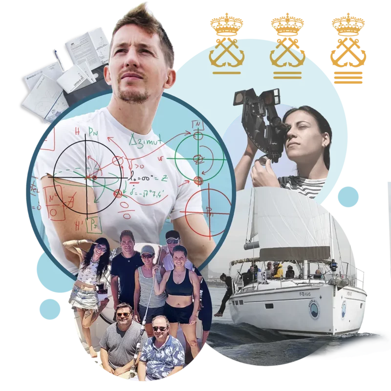 Pack de cursos náuticos de recreo - PER - Patrón de yate - Capitán de yate - EscolaPort - Barcelona