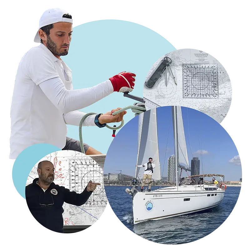 Patrón de yate - Teoría y prácticas en Barcelona -EscolaPort - Barcelona